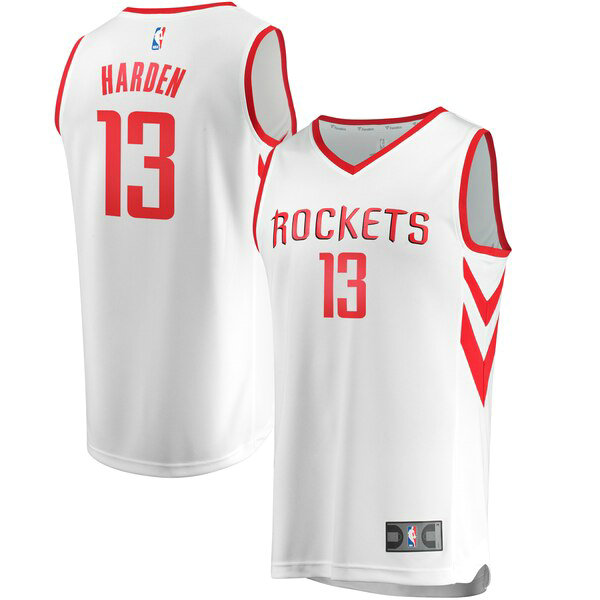 Maillot nba Houston Rockets Association Edition Homme James Harden 13 Blanc